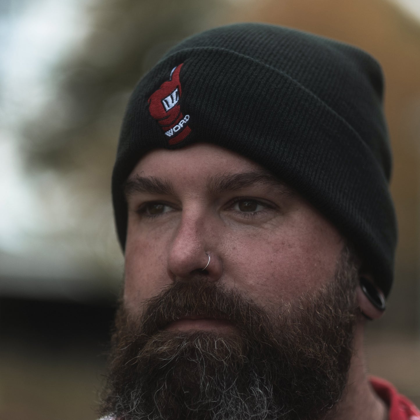 Red Logo Beanie