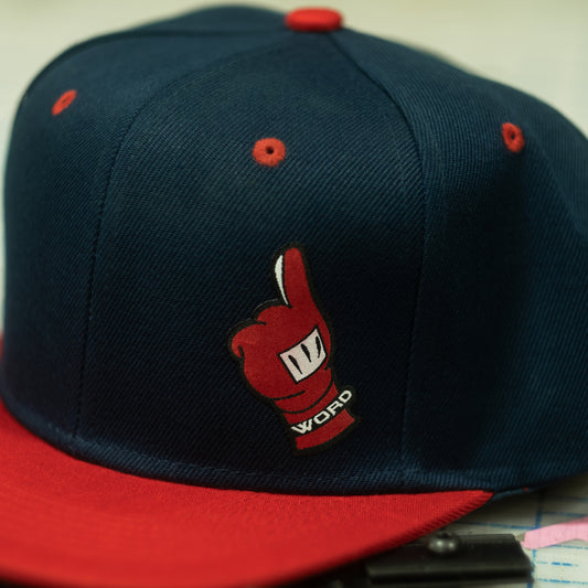 Blue & Red Snapback